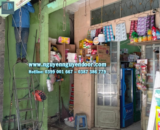 CÔNG TRÌNH CỬA CUỐN NHÀ ANH NINH PHẠM VIẾT CHÁNH Q3