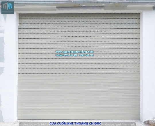 CỬA CUỐN KHE THOÁNG CÔNG NGHỆ ĐỨC TẠI QUẬN 9