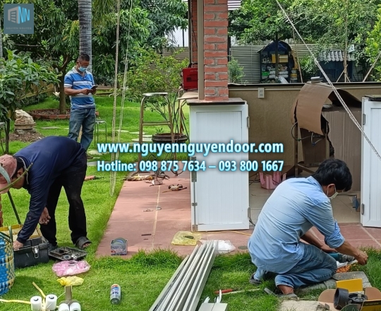 CÔNG TRÌNH CỬA CUỐN BỐN MÙA COFFEE THANH ĐA