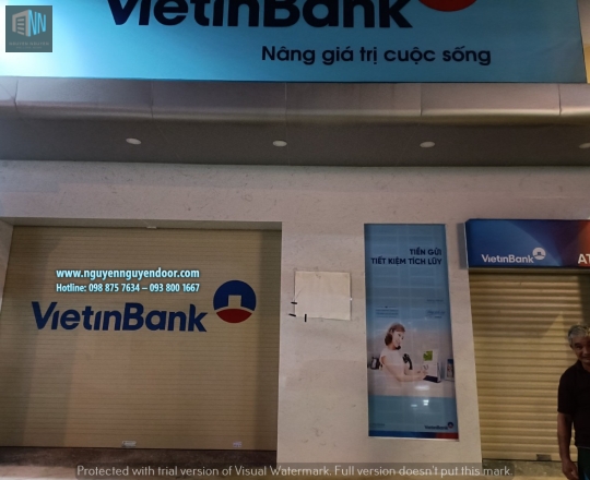 CÔNG TRÌNH CỬA CUỐN NH VIETINBANK