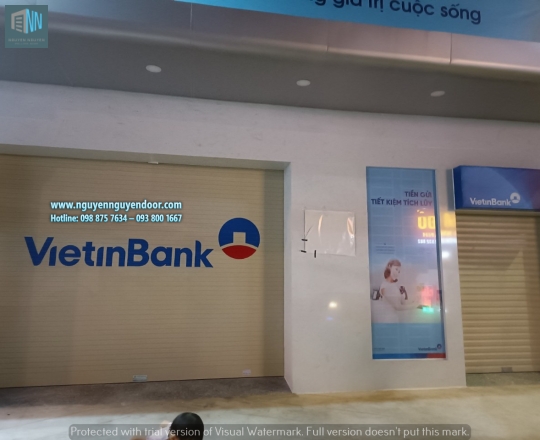 CÔNG TRÌNH CỬA CUỐN NH VIETINBANK