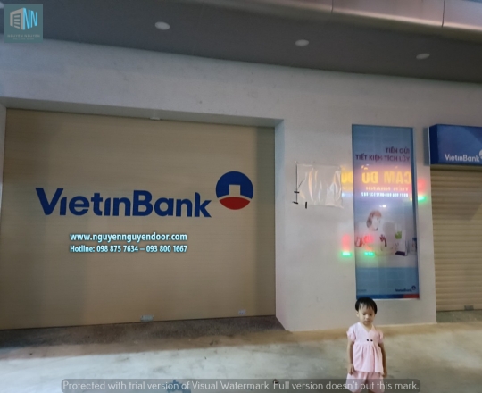 CÔNG TRÌNH CỬA CUỐN NH VIETINBANK