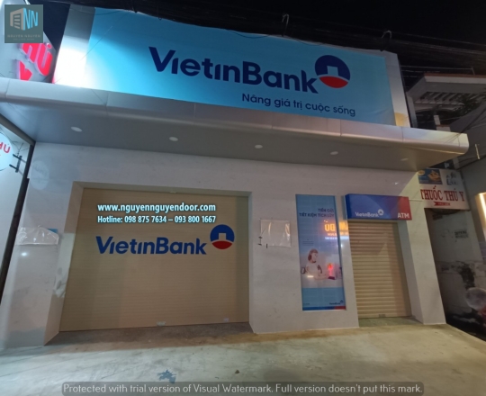 CÔNG TRÌNH CỬA CUỐN NH VIETINBANK