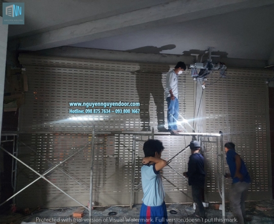 CÔNG TRÌNH CỬA CUỐN TẠI LONG AN 1