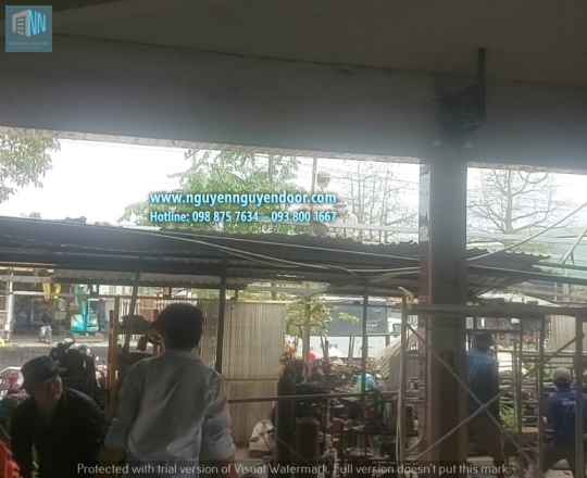 CÔNG TRÌNH CỬA CUỐN TẠI LONG AN 1