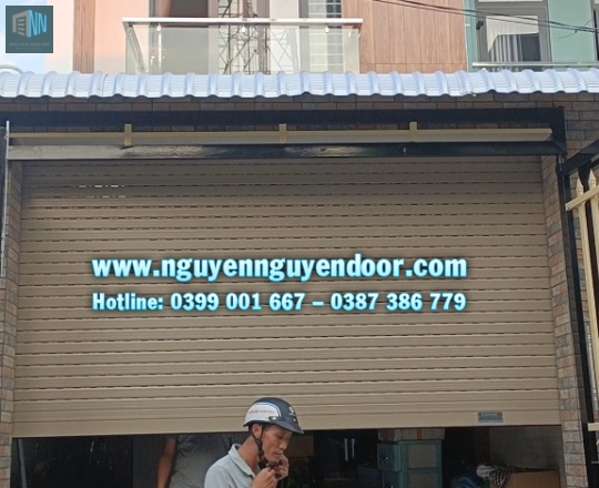CÔNG TRÌNH CỬA CUỐN LÁ ĐỨC KHE THOÁNG, MOTOR ỐNG TẠI LÁI THIÊU