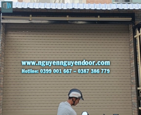 CÔNG TRÌNH CỬA CUỐN LÁ ĐỨC KHE THOÁNG, MOTOR ỐNG TẠI LÁI THIÊU