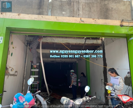CÔNG TRÌNH CỬA CUỐN TẠI BÀ HOM QUẬN 6
