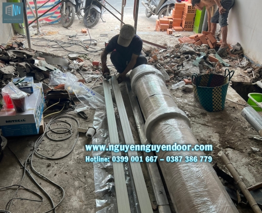 CÔNG TRÌNH CỬA CUỐN TẠI BÀ HOM QUẬN 6
