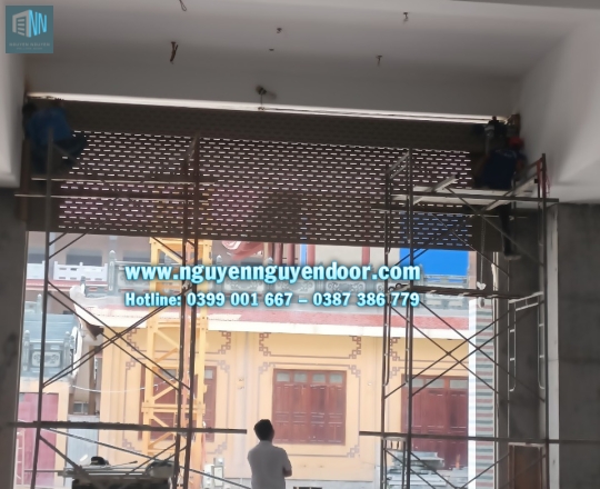CỬA CUỐN CÔNG NGHỆ ĐỨC CHÙA PHỔ QUANG PHẦN 2