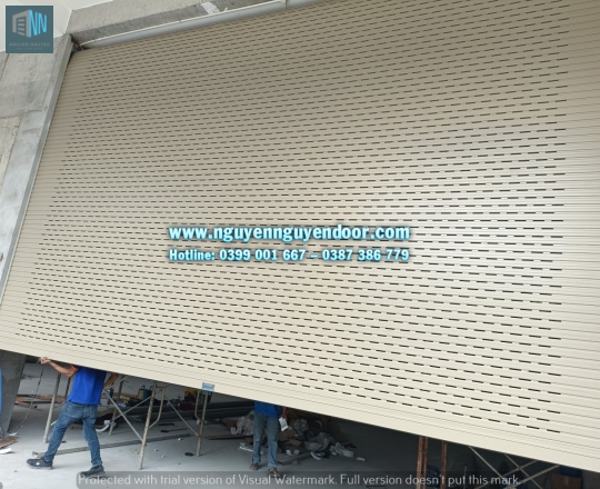CỬA CUỐN CÔNG NGHỆ ĐỨC CHÙA PHỔ QUANG PHẦN 1