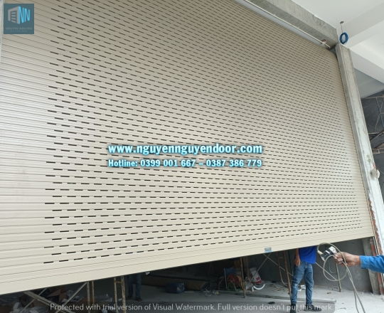 CỬA CUỐN CÔNG NGHỆ ĐỨC CHÙA PHỔ QUANG PHẦN 1