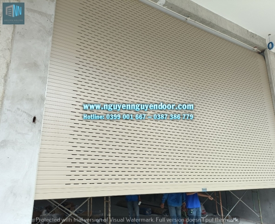 CỬA CUỐN CÔNG NGHỆ ĐỨC CHÙA PHỔ QUANG PHẦN 1