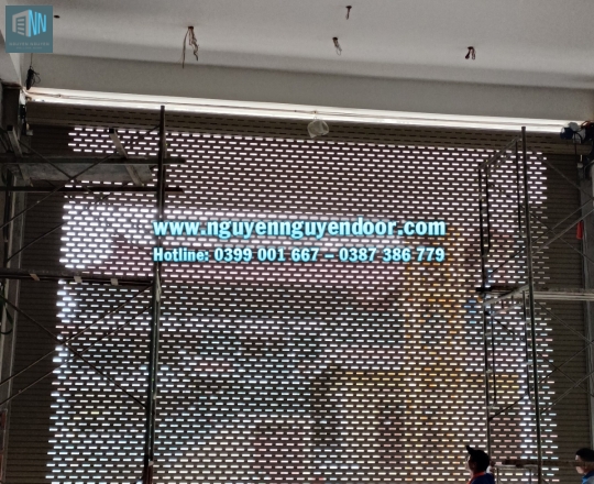 CỬA CUỐN CÔNG NGHỆ ĐỨC CHÙA PHỔ QUANG PHẦN 1