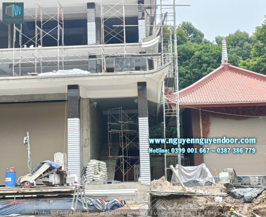 CỬA CUỐN MẮC VÕNG CHÙA PHỔ QUANG PHẦN 1