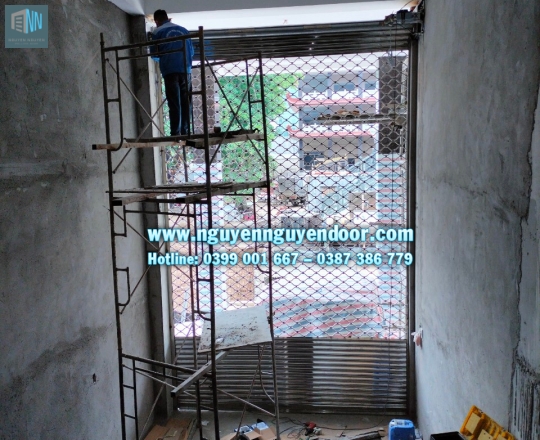 CỬA CUỐN MẮC VÕNG CHÙA PHỔ QUANG PHẦN 1