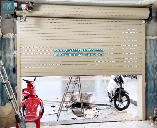 CỬA CUỐN KHE THOÁNG CÔNG NGHỆ ĐỨC TẠI DƯƠNG BÁ TRẠC QUẬN 8