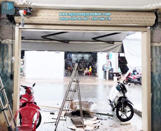 CỬA CUỐN KHE THOÁNG CÔNG NGHỆ ĐỨC TẠI DƯƠNG BÁ TRẠC QUẬN 8