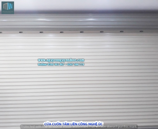 CỬA CUỐN TẤM LIỀN CÔNG NGHỆ ÚC TẠI PHẠM VĂN CHIÊU