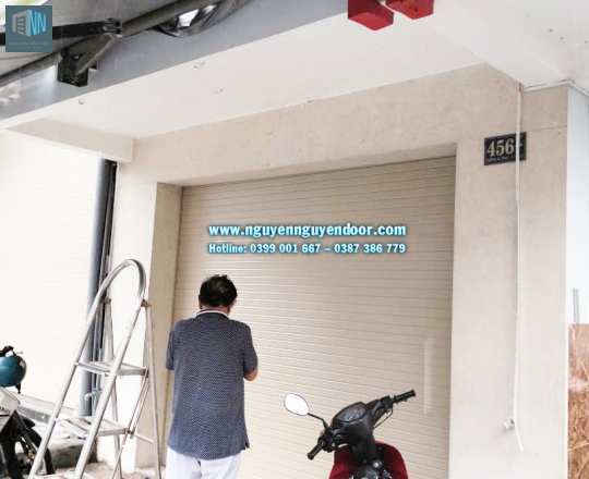 CỬA CUỐN KHE THOÁNG CÔNG NGHỆ ĐỨC TẠI DƯƠNG BÁ TRẠC QUẬN 8