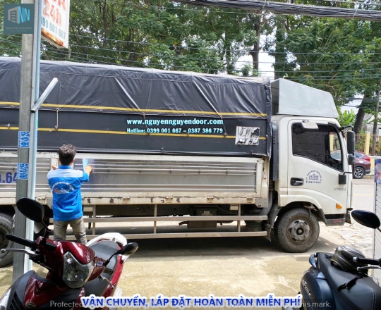 CỬA CUỐN LÁ BÍT CÔNG NGHỆ ĐỨC TẠI TRẦN HƯNG ĐẠO THỦ ĐỨC