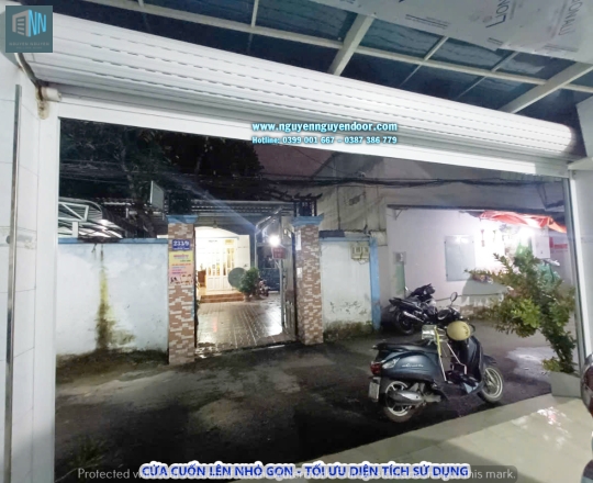 CỬA CUỐN KHE THOÁNG CÔNG NGHỆ ĐỨC MÀU TRẮNG