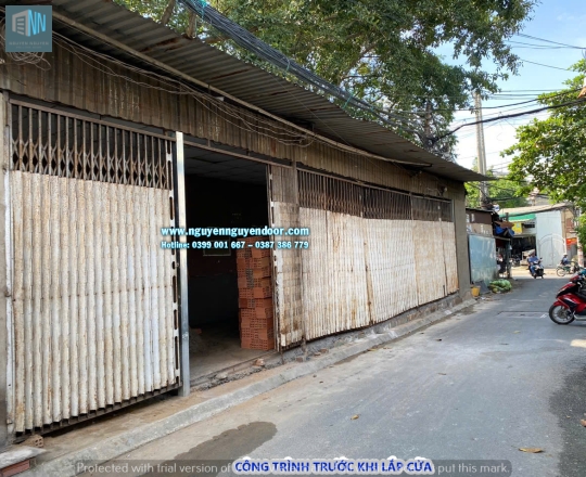 CỬA CUỐN TẤM LIỀN CÔNG NGHỆ ÚC TẠI HẺM 535 TÔ NGỌC VÂN, TAM PHÚ, THỦ ĐỨC