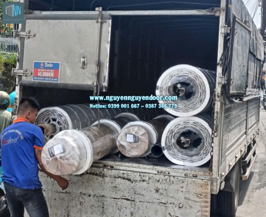 CỬA CUỐN KHE THOÁNG CÔNG NGHỆ ĐỨC TẠI CHU VĂN AN