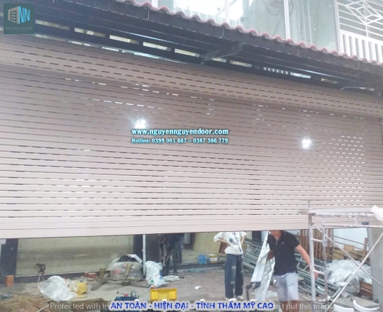 CỬA CUỐN KHE THOÁNG CÔNG NGHỆ ĐỨC TẠI BÌNH THẠNH