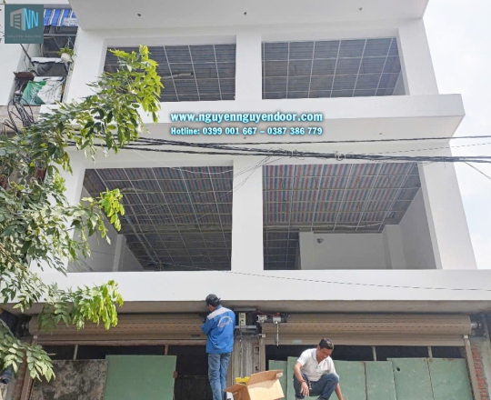 CỬA CUỐN KHE THOÁNG CÔNG NGHỆ ĐỨC TẠI TÔ HIẾN THÀNH