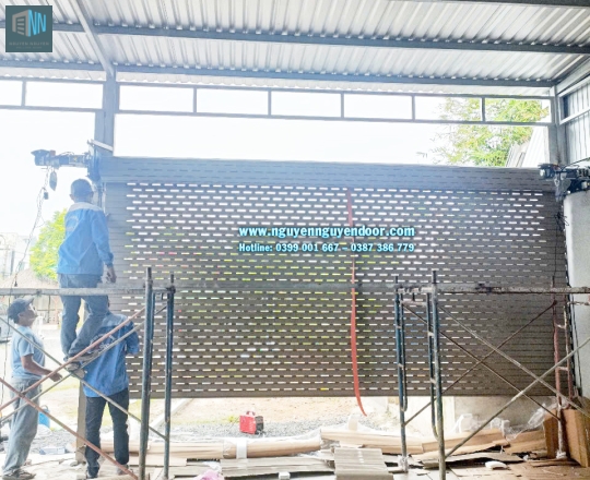 CỬA CUỐN KHE THOÁNG CÔNG NGHỆ ĐỨC TẠI THANH ĐA