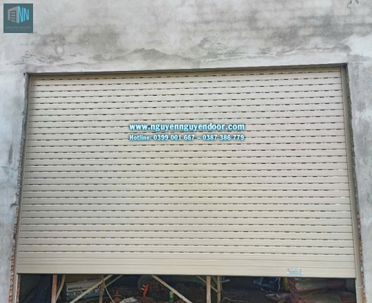 CỬA CUỐN KHE THOÁNG CÔNG NGHỆ ĐỨC CÔNG TRÌNH TẠI QUẬN 2