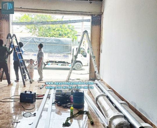 CỬA CUỐN KHE THOÁNG CÔNG NGHỆ ĐỨC TẠI 569 TÔ NGỌC VÂN