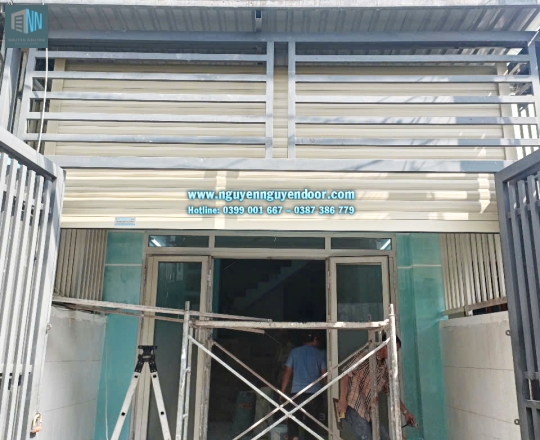 CỬA CUỐN KHE THOÁNG CÔNG NGHỆ ĐỨC TẠI TAM CHÂU TÔ NGỌC VÂN