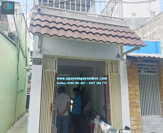 CỬA CUỐN KHE THOÁNG CÔNG NGHỆ ĐỨC TẠI PHẠM THẾ HIỂN QUẬN 8