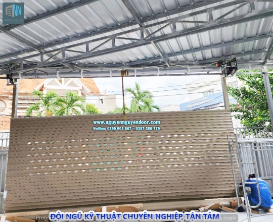 CỬA CUỐN LÁ BÍT CÔNG NGHỆ ĐỨC TẠI TRẦN HƯNG ĐẠO THỦ ĐỨC