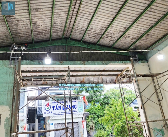 CỬA CUỐN KHE THOÁNG CÔNG NGHỆ ĐỨC TẠI BÌNH CHÁNH