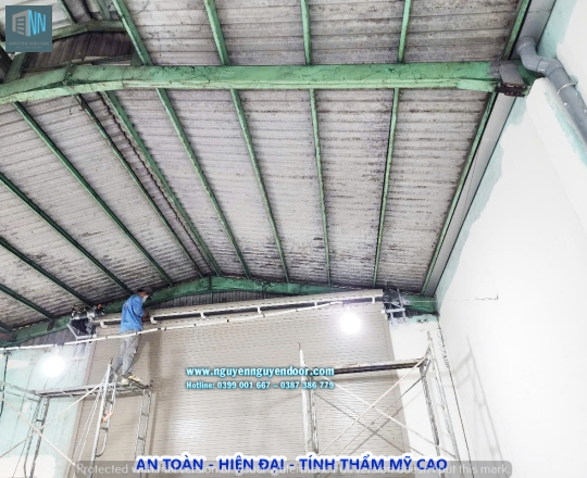 CỬA CUỐN KHE THOÁNG CÔNG NGHỆ ĐỨC TẠI BÌNH CHÁNH