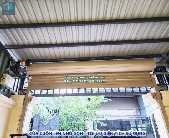 CỬA CUỐN KHE THOÁNG CÔNG NGHỆ ĐỨC TẠI HÀ HUY GIAP QUẬN 12