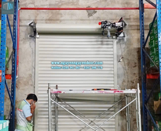CỬA CUỐN KHE THOÁNG CÔNG NGHỆ ĐỨC TẠI BIG C ĐỒNG NAI