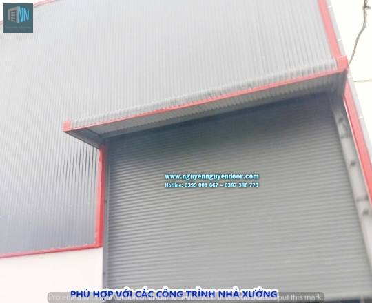 CỬA CUỐN CÔNG NGHỆ ĐÀI LOAN MÀU XÁM 