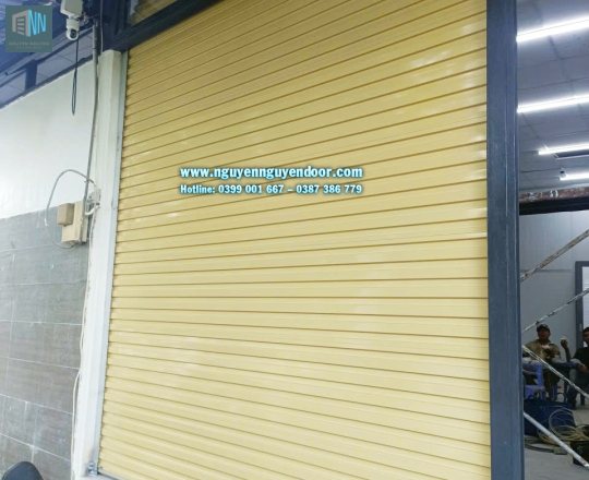 CỬA CUỐN TẤM LIỀN CÔNG NGHỆ ÚC TẠI CÂY KEO, TAM BÌNH