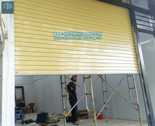 CỬA CUỐN TẤM LIỀN CÔNG NGHỆ ÚC TẠI CÂY KEO, TAM BÌNH