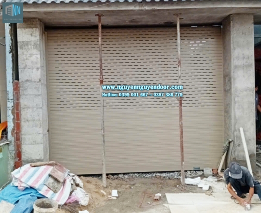 CỬA CUỐN KHE THOÁNG CÔNG NGHỆ ĐỨC TẠI NGÃ TƯ HÒA LÂN 