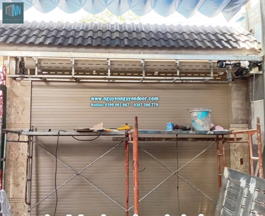 CỬA CUỐN KHE THOÁNG CÔNG NGHỆ ĐỨC TẠI NGÃ TƯ HÒA LÂN 