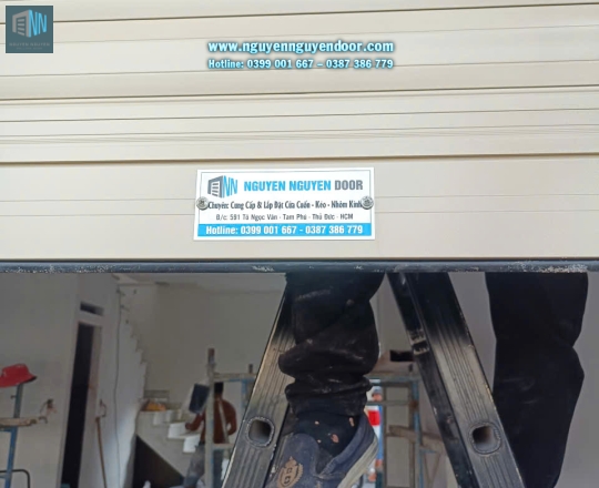 CỬA CUỐN LÁ BÍT CÔNG NGHỆ ĐỨC TẠI NHÀ GA T3