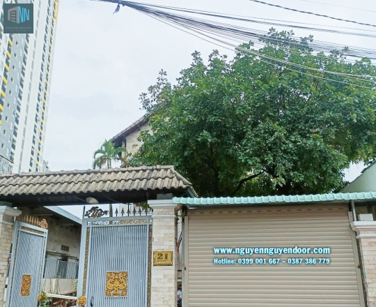 CỬA CUỐN LÁ BÍT CÔNG NGHỆ ĐỨC TẠI BẾ VĂN ĐÀN THỦ ĐỨC