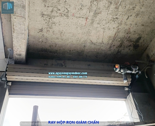 CỬA CUỐN KHE THOÁNG CÔNG NGHỆ ĐỨC TẠI QUANG TRUNG GÒ VẤP