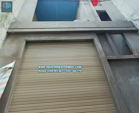 CỬA CUỐN KHE THOÁNG CÔNG NGHỆ ĐỨC TẠI QUANG TRUNG GÒ VẤP