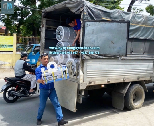 CỬA CUỐN KHE THOÁNG CÔNG NGHỆ ĐỨC TẠI TỈNH LỘ 43